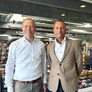Bjarne Aarup (links) en Claudio Christensen van Renewtech