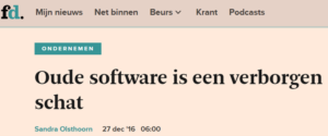 oude software is een verborgen schat